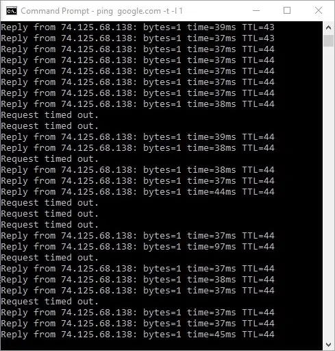 Software caused connection abort. Команда пинга в cmd. Бесконечный пинг в командной строке. Непрерывный пинг в командной строке. Ping ответ.