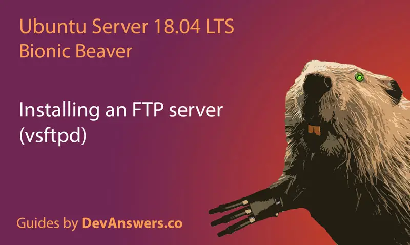 Installing an FTP server (vsftpd) on Ubuntu 18.04