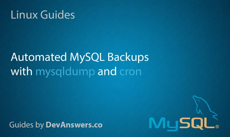 How to Back Up MySQL Databases with Linux Command Line