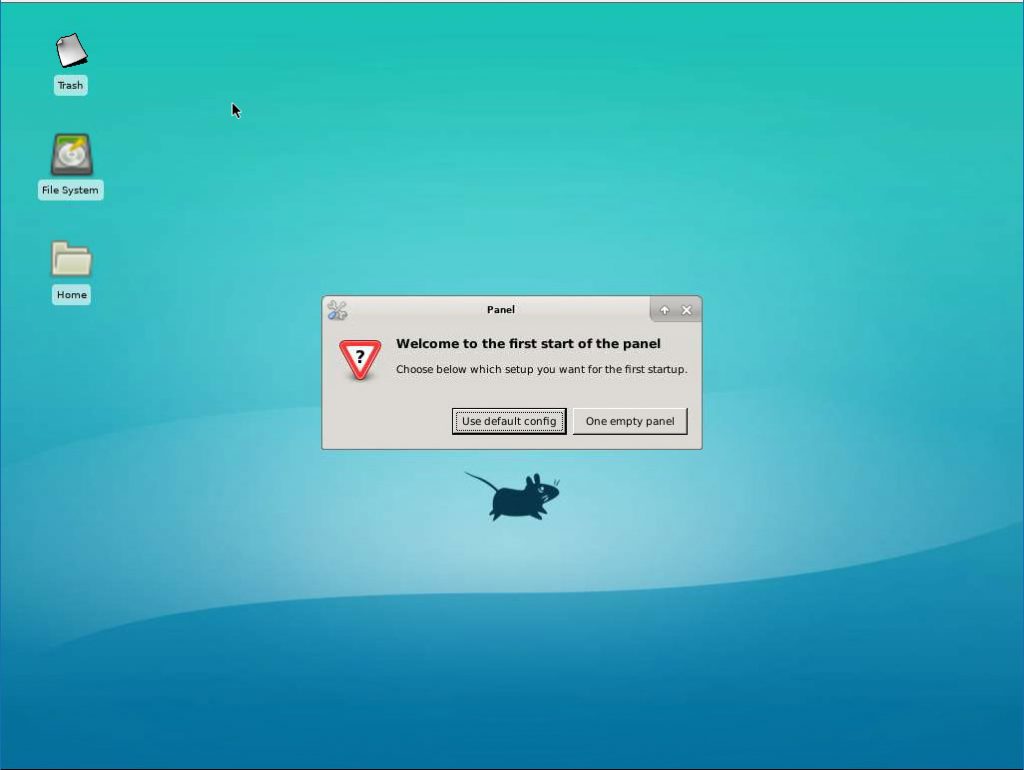 Xfce default Desktop via VNC