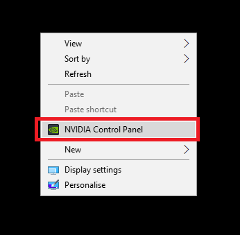 Nvidia Geforce Custom Resolution - Windows 10 Desktop Context Menu