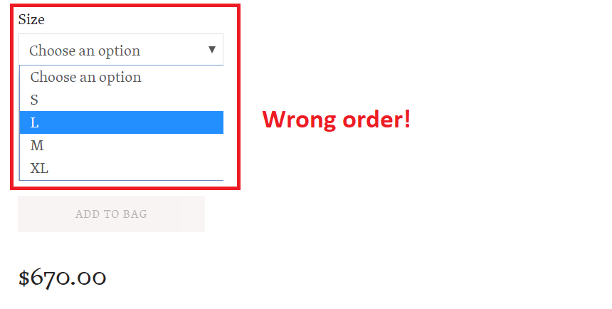 WooCommerce wrong attribute sort order